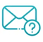 Icon image of Email with question mark